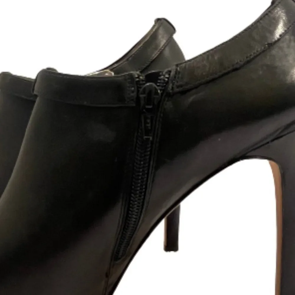 Coach Black Leather Delilah Booties size 10 - Picture 3 of 14